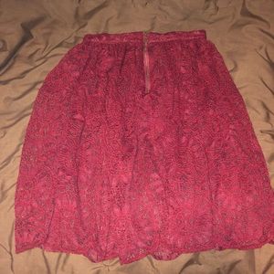 Xhilaration Skirts - Deep burgundy midi skirt Xhilaration Skirts - Deep burgundy midi skirt